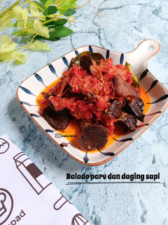 Foto resep Balado paru dan daging sapi