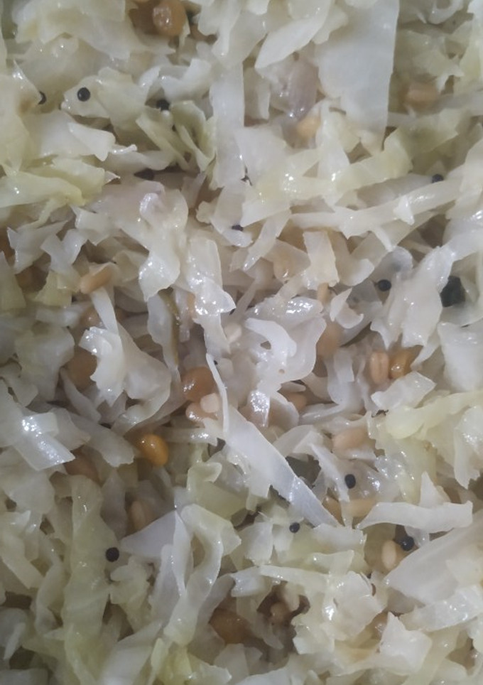 முட்டைகோஸ் பொரியல் செய்முறை முக்கிய புகைப்படம்