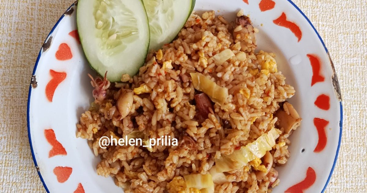 Nasi Goreng Cumi Pedas
