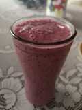 Batido de fresas y arándanos