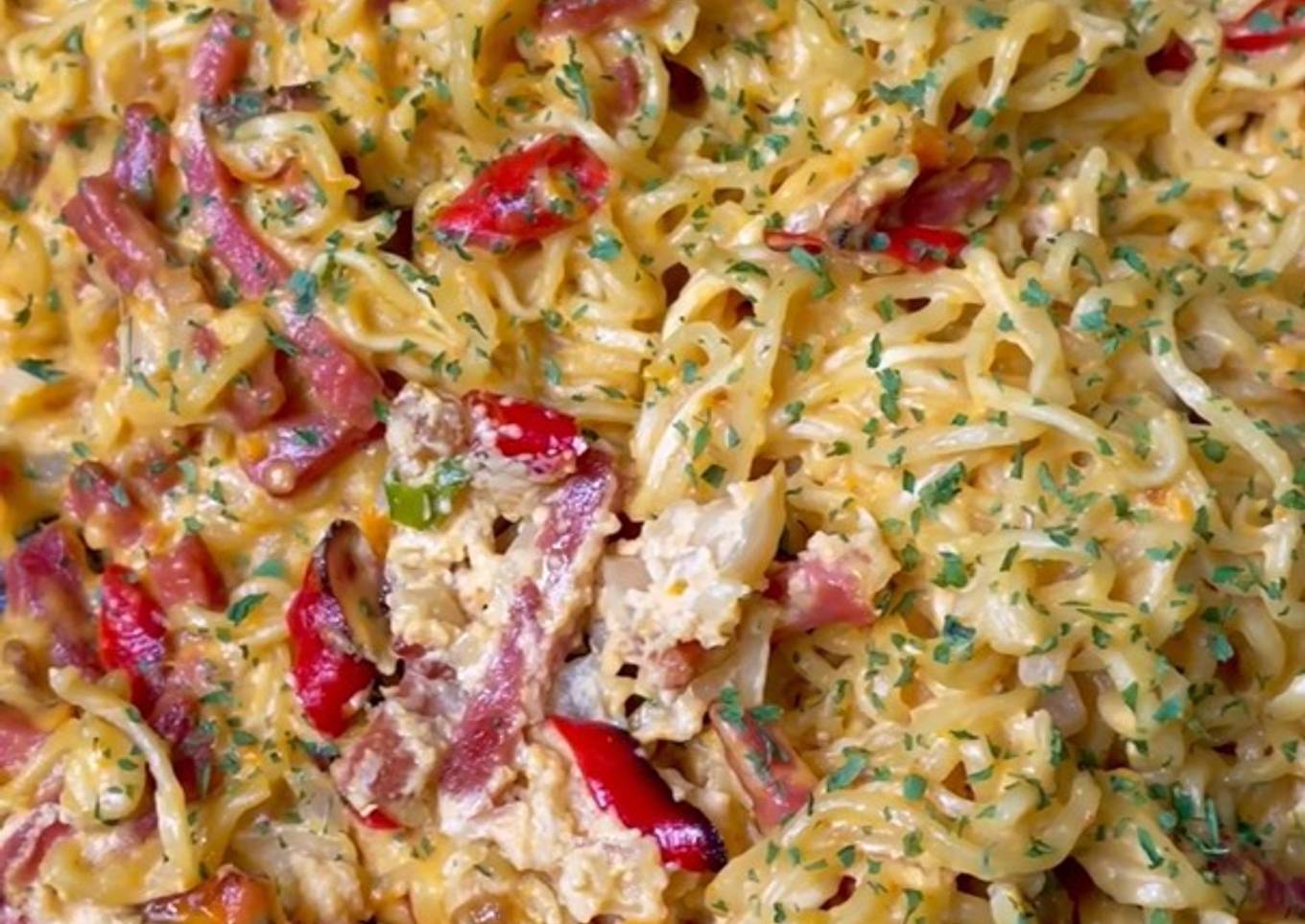 36. Indomie Goreng Carbonara