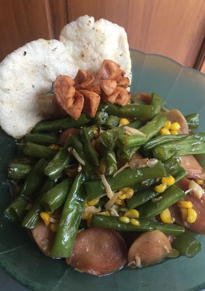 Foto resep Buncis tiram (sosis + teri)
