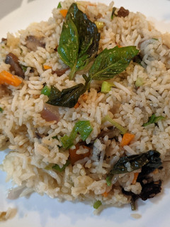 A picture of Basil fried rice.