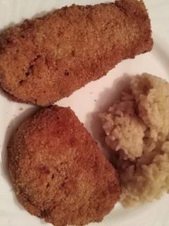 Una foto de Milanesas de berenjena 🍆