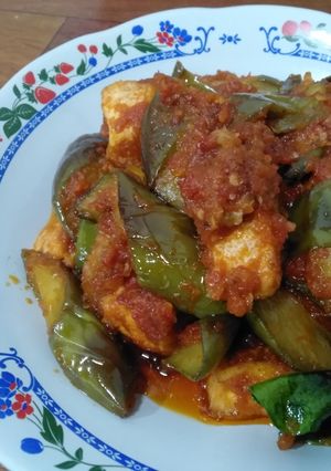 Foto resep Tahu Terong Balado simpel
