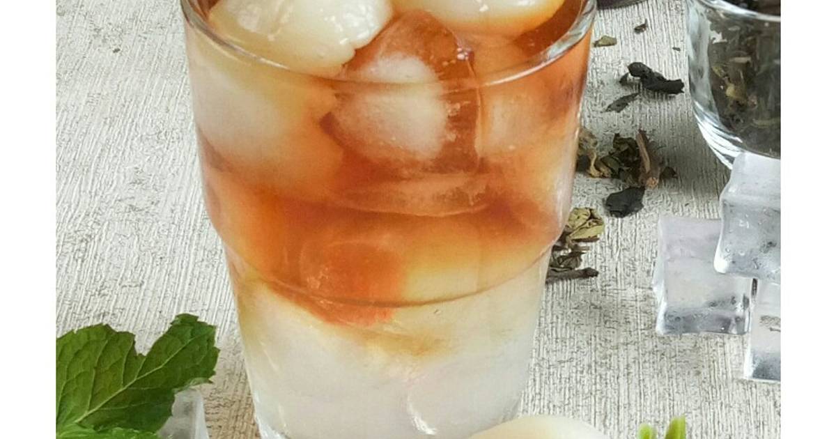 Resep Es Teh Lychee Lychee Ice Tea Oleh Ecy Cookpad 3347