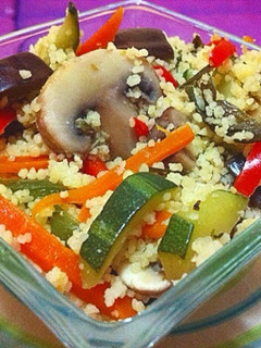 Una foto de Cuscús de Verduras