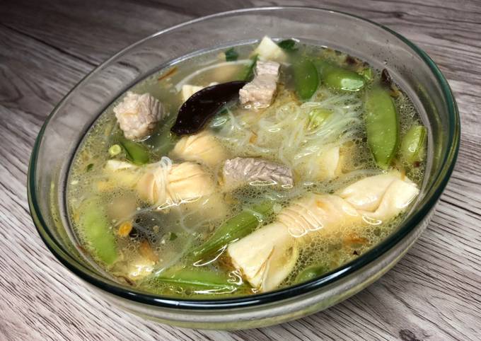 Resep Sop Daging Kembang Tahu oleh ayie yuniarti - Cookpad