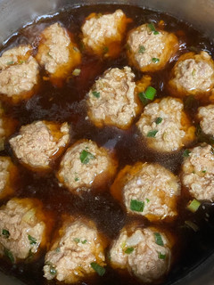 蔥花豬肉丸子 的食譜成品照片