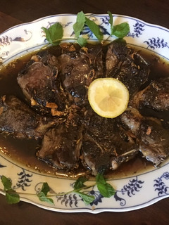 A picture of California Farm Greek Grilled Lamb Chops.