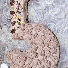 A picture of 5 Number Choco birthday Cake.