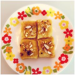 A picture of Bengal Gram Barfi.
