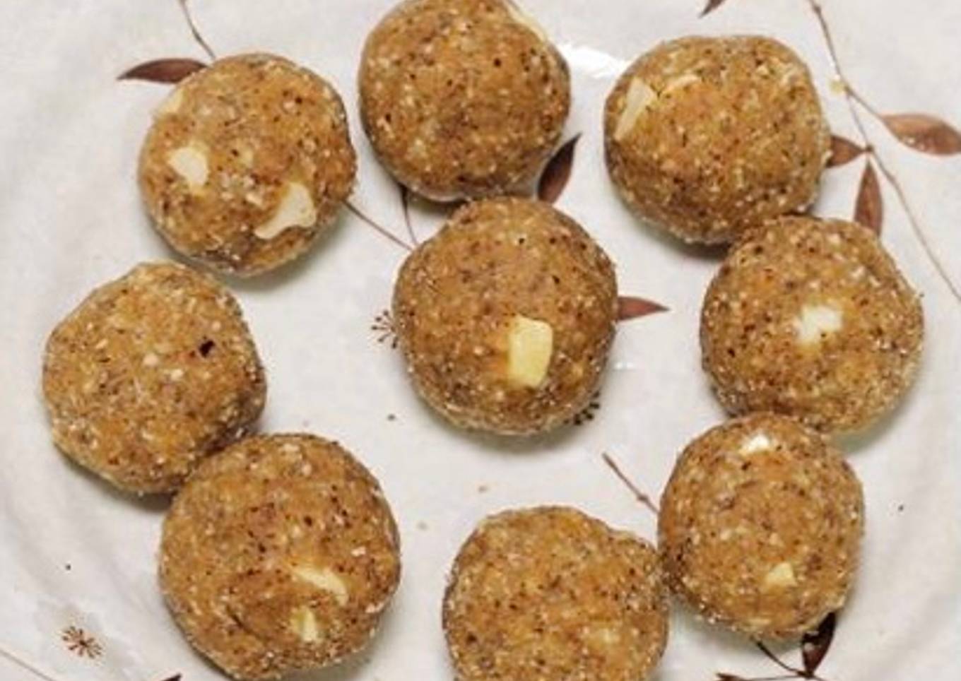 Coconut jaggery ladoos