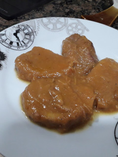 Una foto de Lomo de cerdo en salsa
