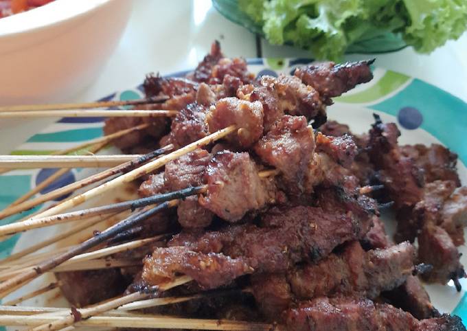 Resep Sate Maranggi Empuk Enak Anti Gagal