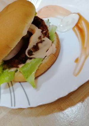 A picture of Veggi burger.