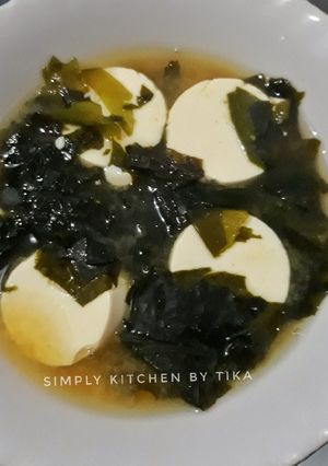 Foto resep 09. Sup Miso Tofu