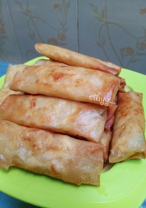 Foto resep Lumpia bengkoang ayam