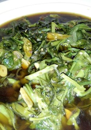 Foto resep Tumis daun ginseng