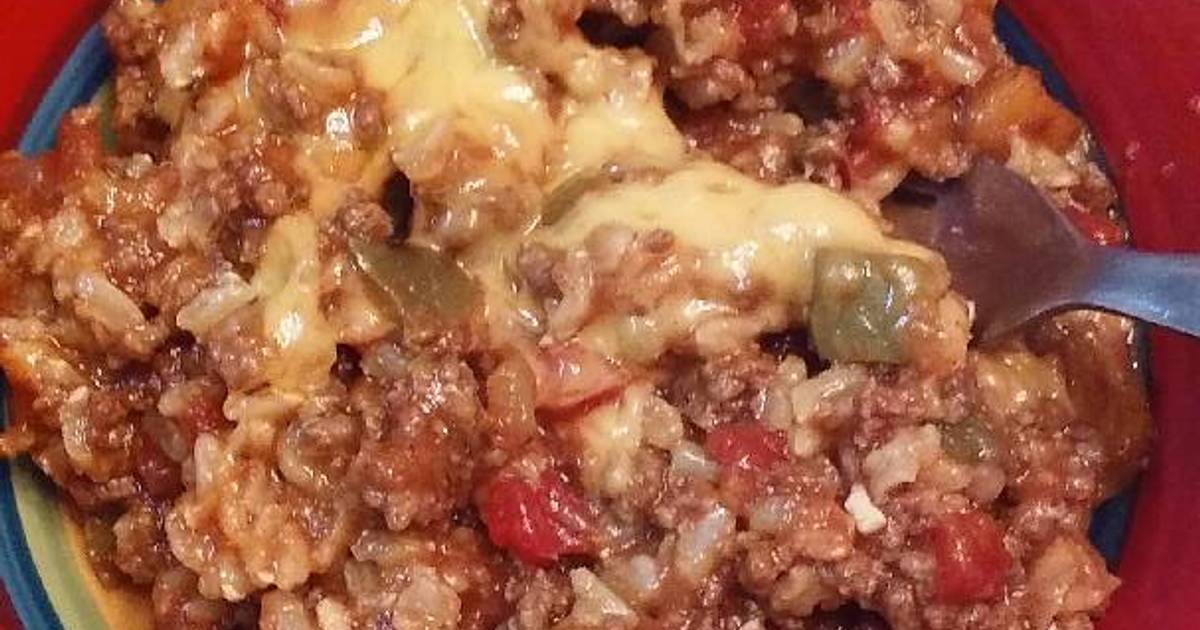 One Pot Stuffed Pepper Casserole Recipe By Christina Cookpad