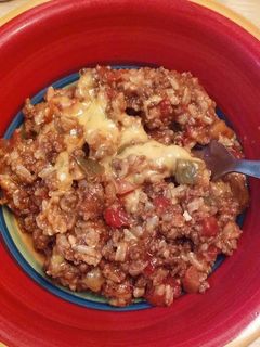 A picture of One Pot Stuffed Pepper Casserole.