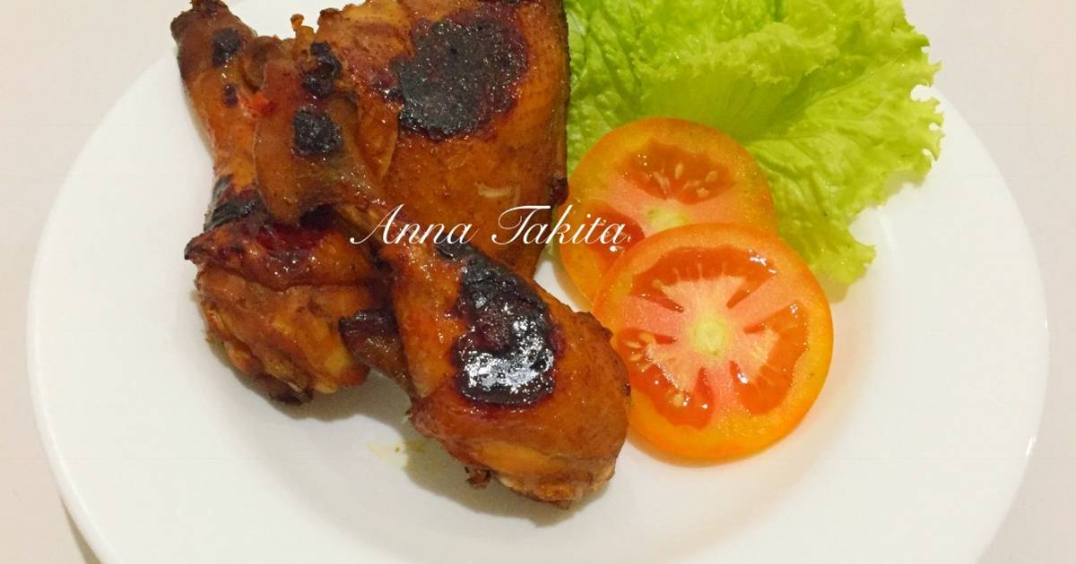 Resep Ayam Bakar Bumbu Bacem Pedas Kecap Bango oleh Anna Takita Cookpad