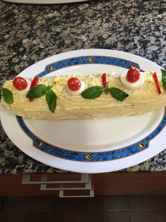 Una foto de Brazo de patata relleno