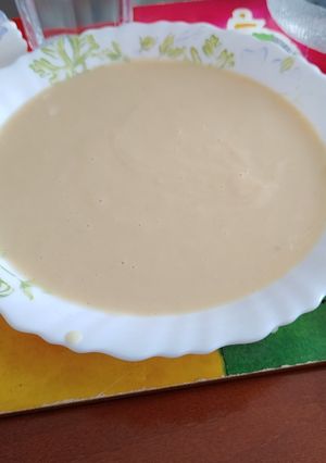 Una foto de Crema de calabacín