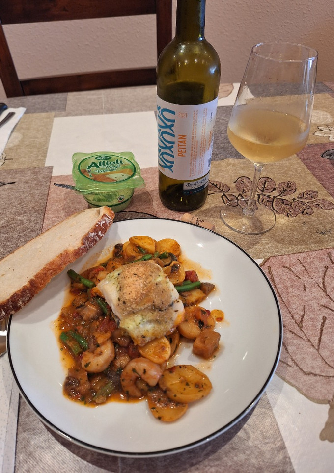 Una foto de Bacalao Gratinado