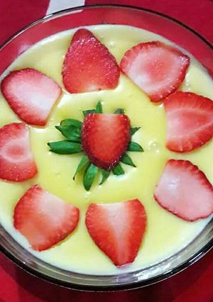 A picture of Fruit custard: -.