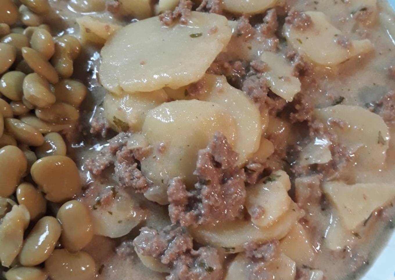 Potato and Ground Beef Skillet