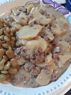 A picture of Potato and Ground Beef Skillet.