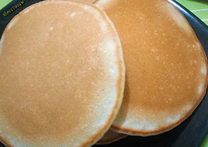 Panduan Membuat Resep Pancake teflon (eggless)