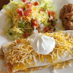A picture of Beef and Bean Burrito.
