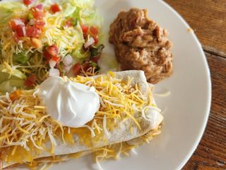 Beef and Bean Burrito