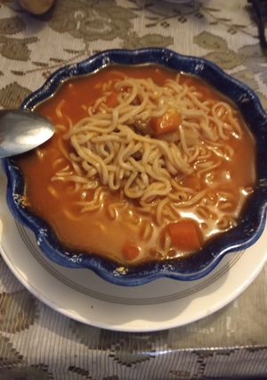 Una foto de Sopa Oriental de pescado