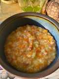 Congee with Carrot and Sausage