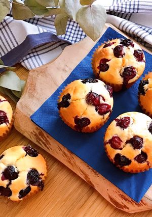 Hình của món 💚 Bánh Cupcake Việt Quất Nhân Sô Cô La (Vegetarian).