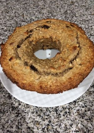 Una foto de Budín de banana y avena