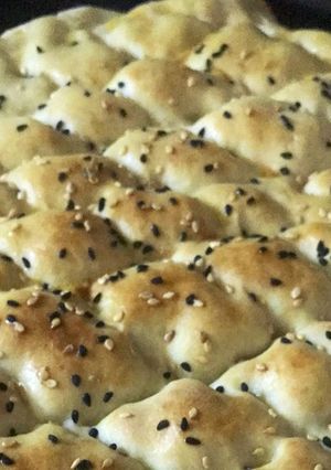 صورة لوصفة الخبز التركي😋