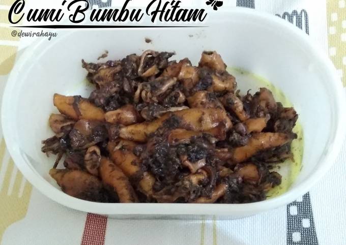 Cumi Bumbu Hitam