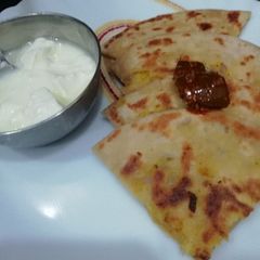 A picture of Chilli Chana Daal parantha.