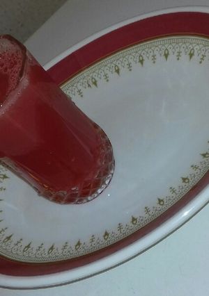 A picture of Watermelon drink.