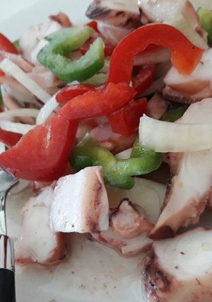 Una foto de Ensalada de Pulpo