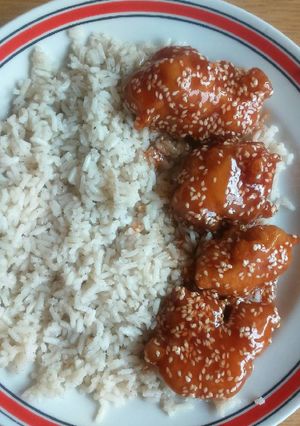 Mézes szezámmagos csirkemell recept fotója