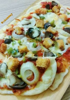 Foto resep Happycall Pan Pizza (no timbang no oven)