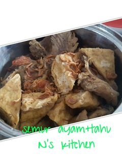 Foto resep Semur ayam+tahu
