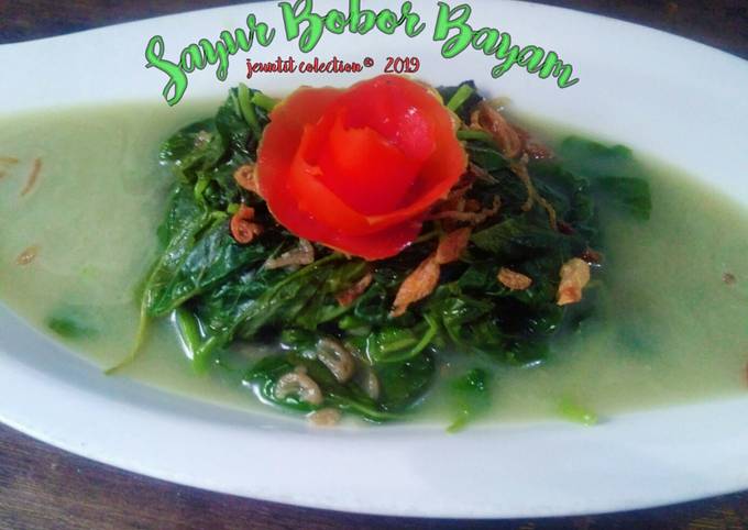 Sayur bobor bayam
