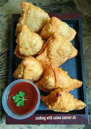 A picture of Homemade Aloo samosa #cookpadramadan #iftar.