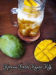 Foto resep Korean Fresh Mango Milk